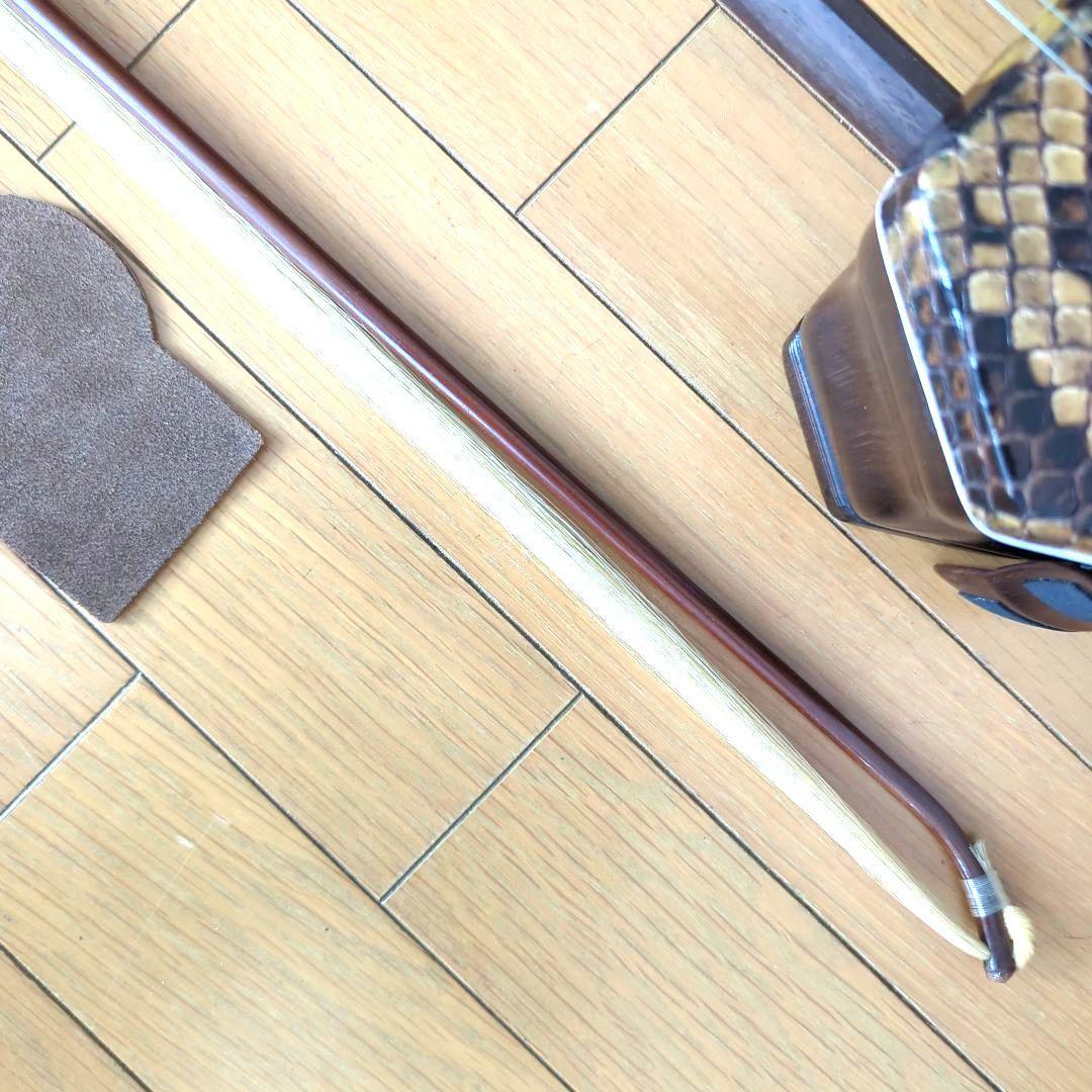 胡涵柔製作 未使用 最上級明清老紅木 回紋頭二胡7
