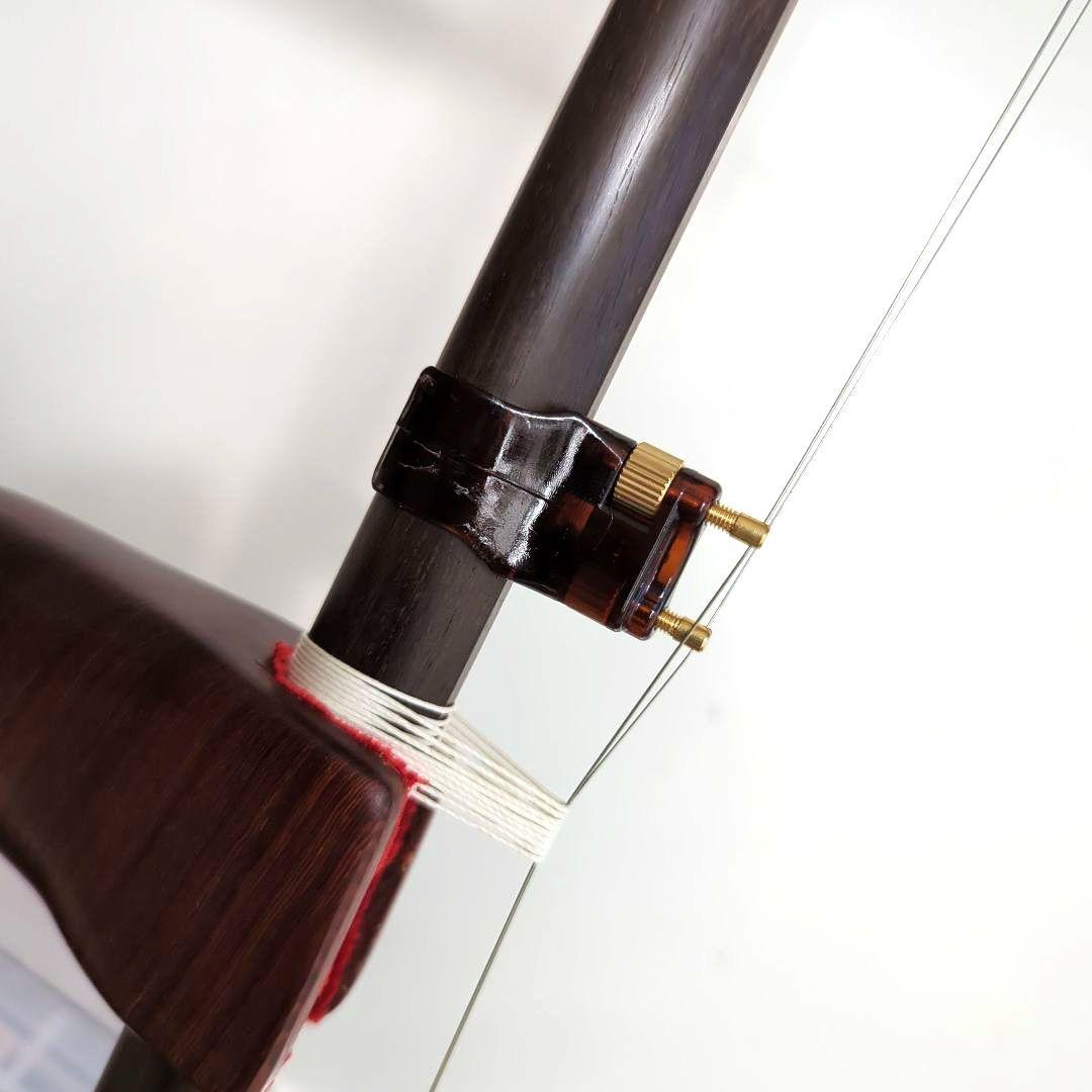 胡涵柔製作 未使用 最上級明清老紅木 回紋頭二胡7