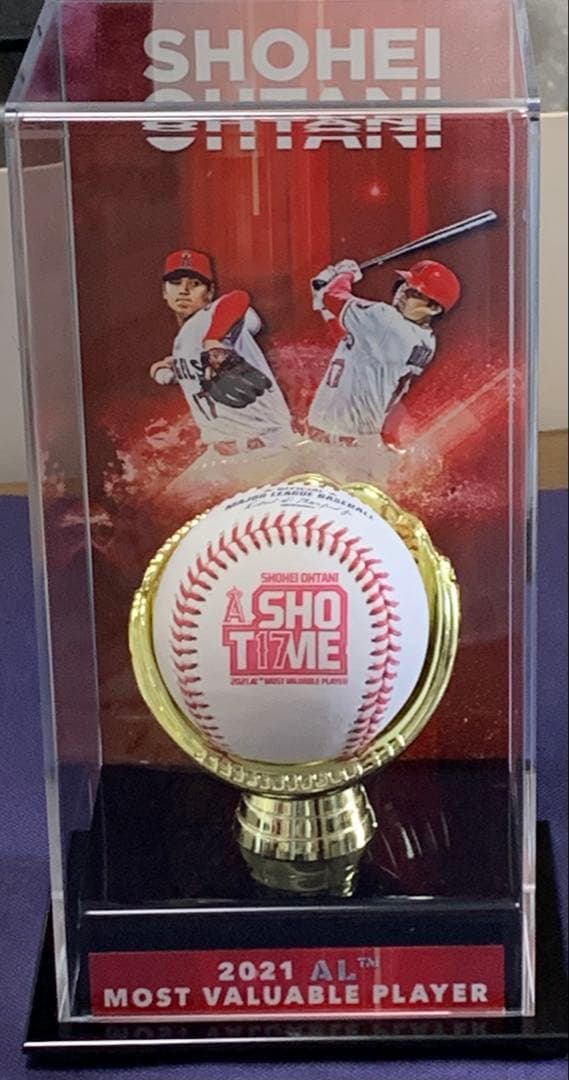 ANGELS 17 大谷翔平選手 2021 ア・リーグMVP 受賞記念ボール