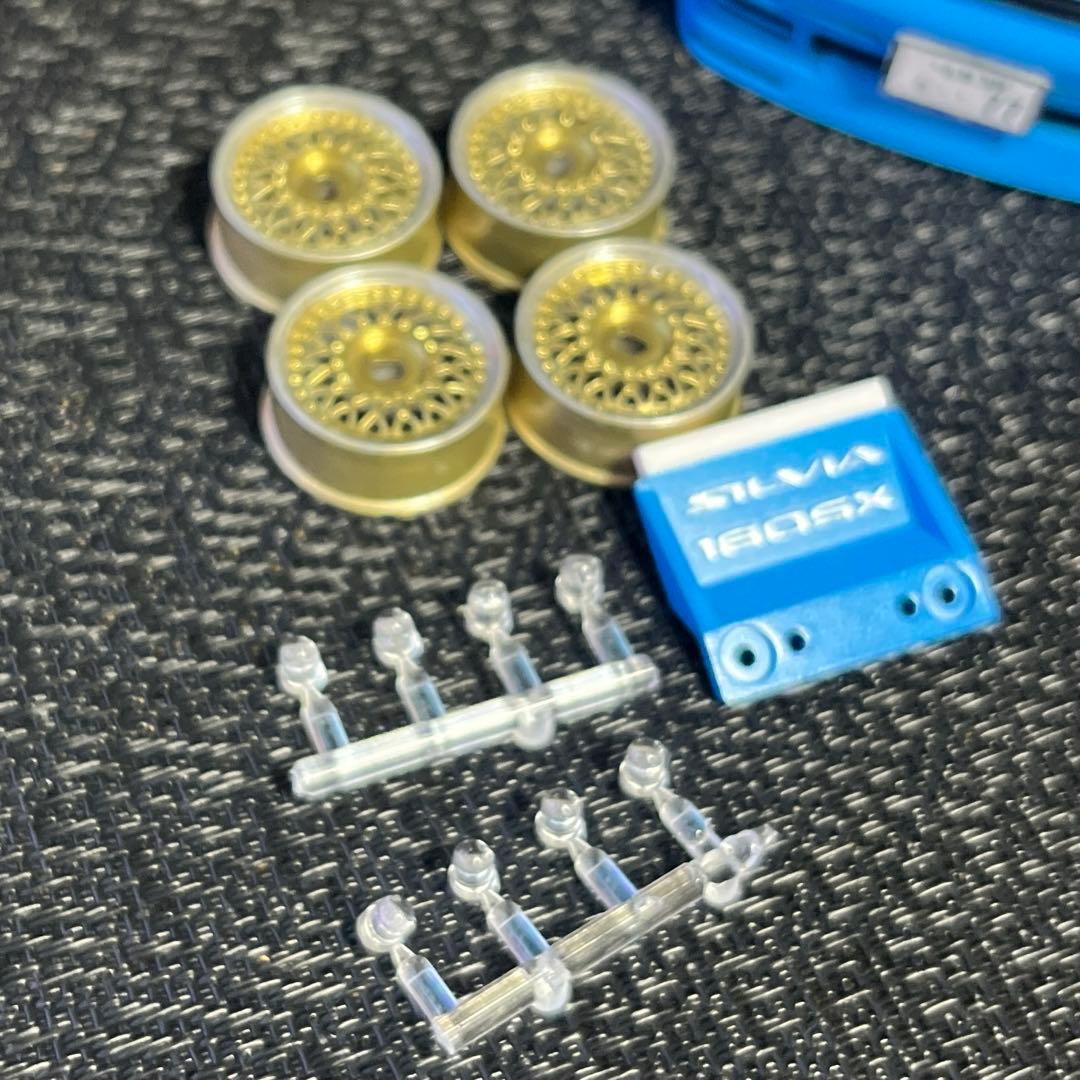 ミニッツシルエイティ　ライトブルー　　　フルエアロ　Rグリル　角目