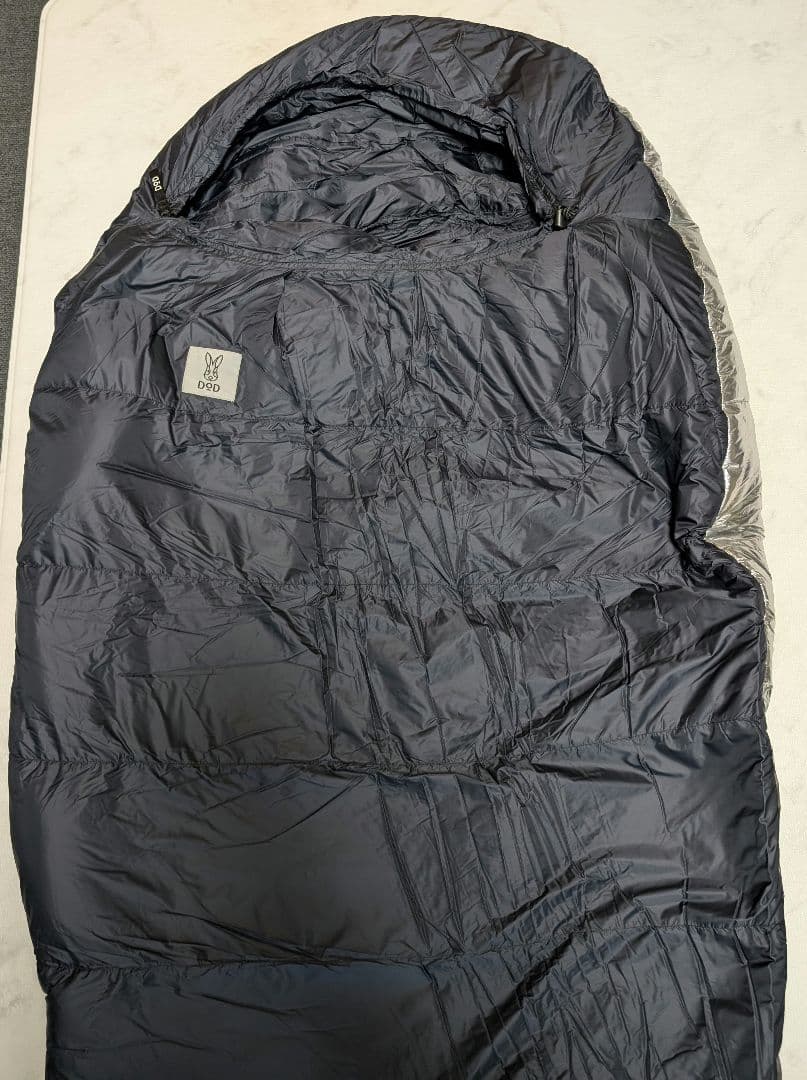 【ユウ】DOD ギンノタラコ S1-666-BK 冬用ダウンシュラフ