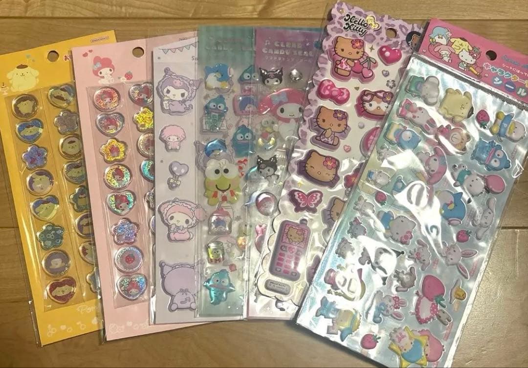 サンリオ　ボンボンドロップ　ウォーター　コットン　おはじき　17枚　【正規品】