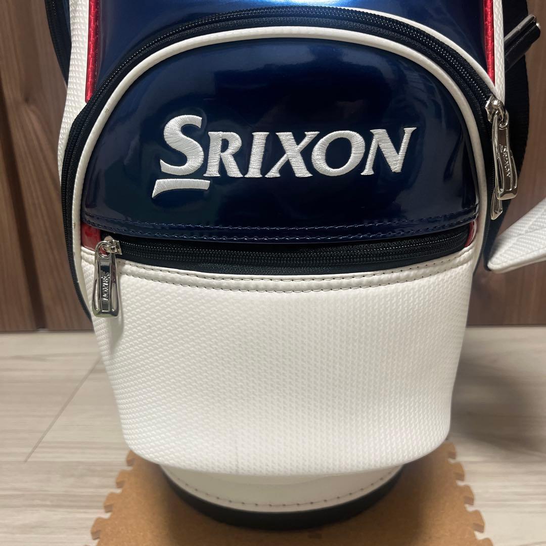 SRIXONキャディバッグ（ホワイト/レッド/ネイビー）