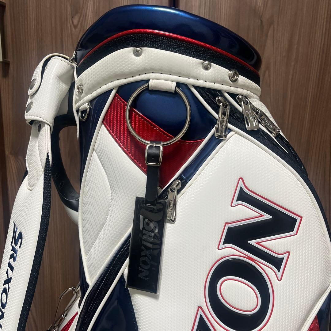 SRIXONキャディバッグ（ホワイト/レッド/ネイビー）