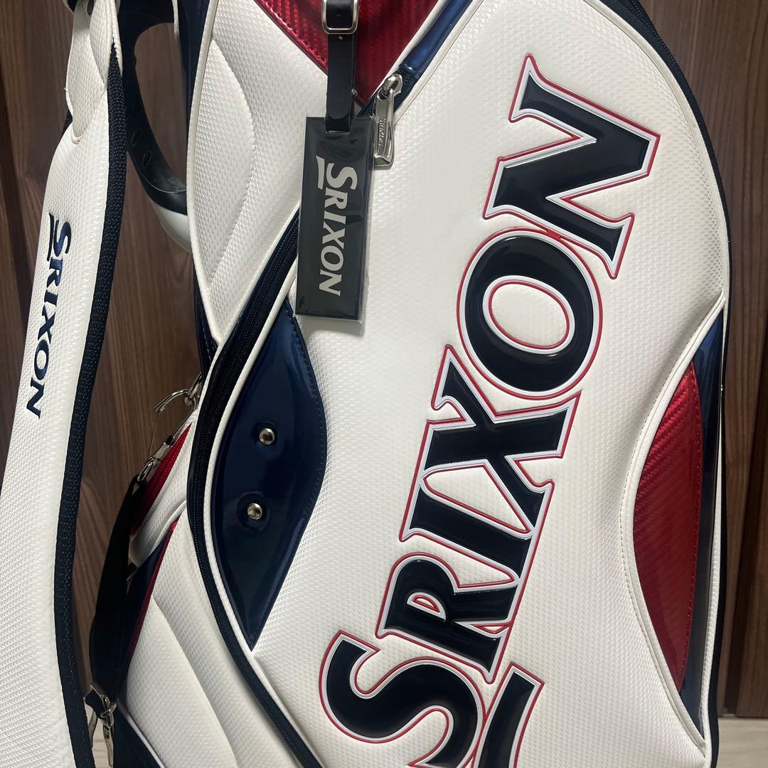 SRIXONキャディバッグ（ホワイト/レッド/ネイビー）