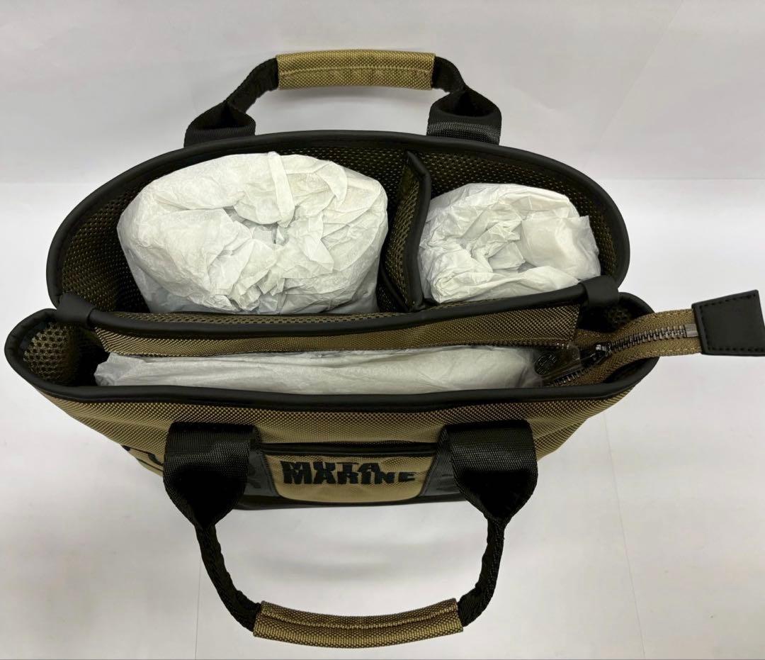 Muta MARINE パーテーショントートバッグ ベージュ