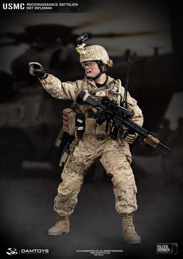 DAMTOYS　USMC M27 RIFLEMAN　78014