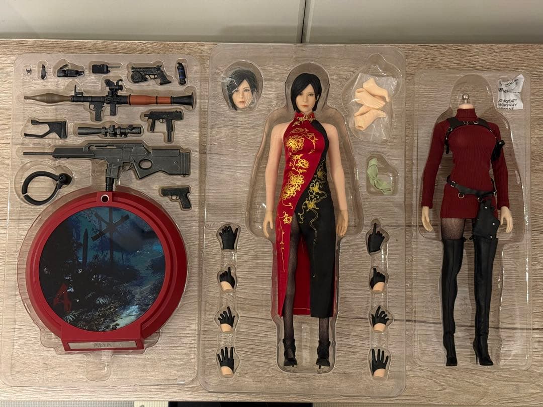 バイオハザード　エイダ・ウォン　可動フィギュア　2体　1/6