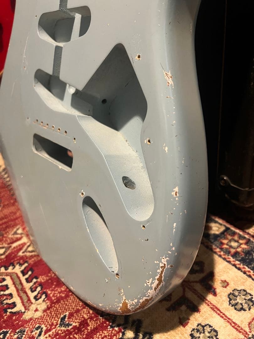 MJT ストラト用ボディ　ソニックブルー　レリック　ギター