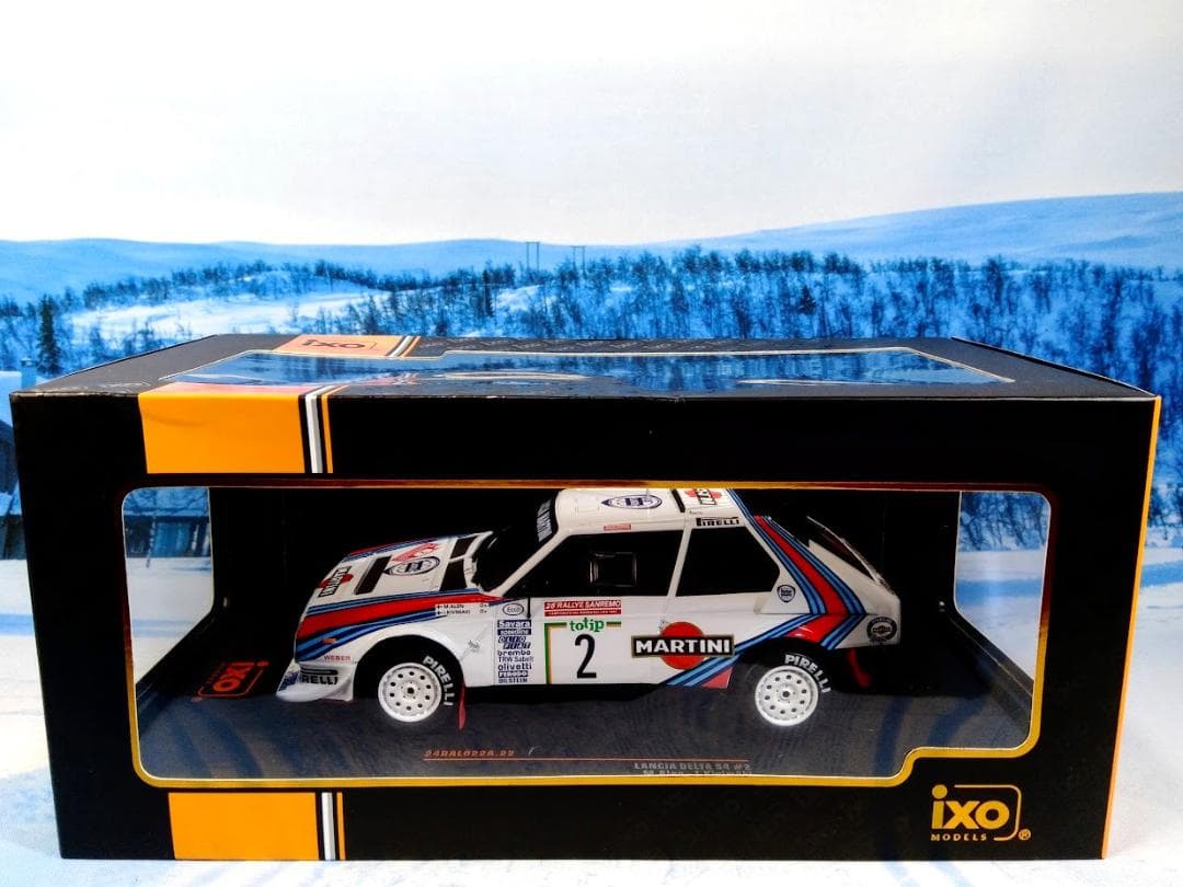 1/24 イクソ　ランチア デルタ S4　ラリー サンレモ 1985