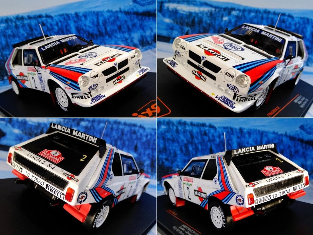 1/24 イクソ　ランチア デルタ S4　ラリー サンレモ 1985