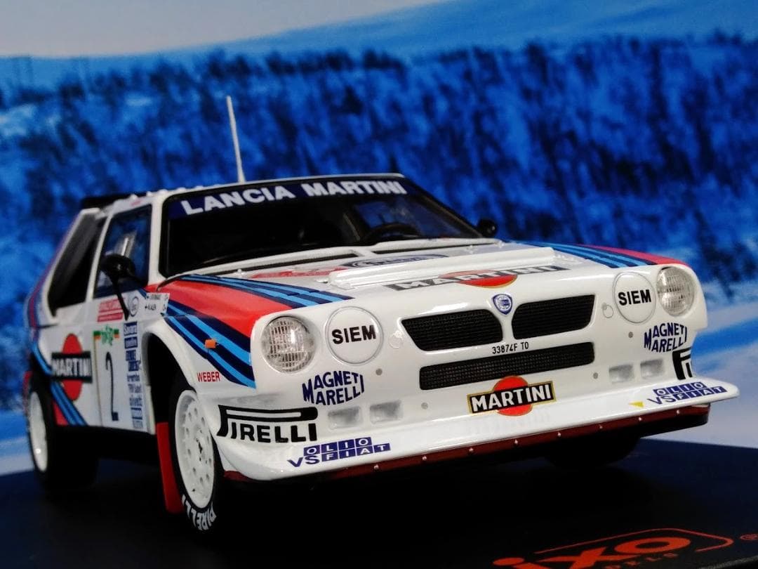 1/24 イクソ　ランチア デルタ S4　ラリー サンレモ 1985