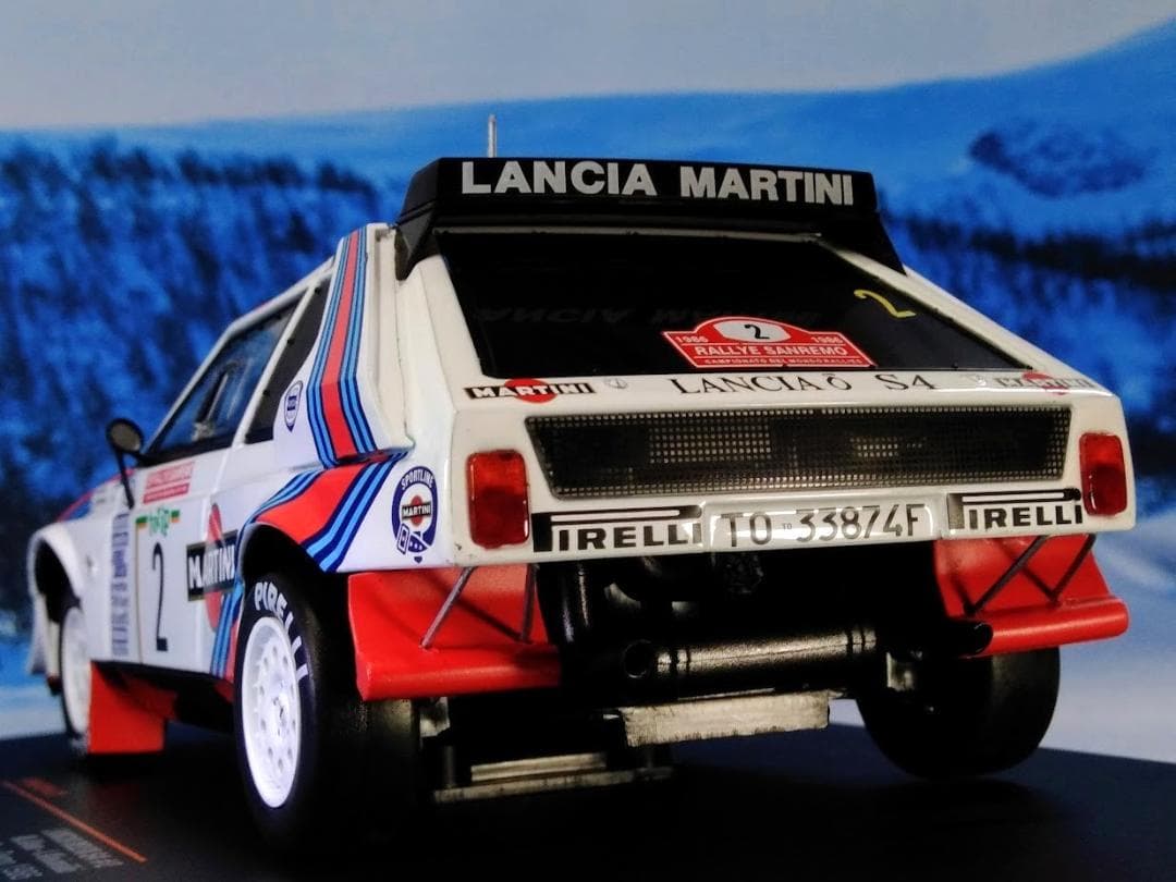 1/24 イクソ　ランチア デルタ S4　ラリー サンレモ 1985