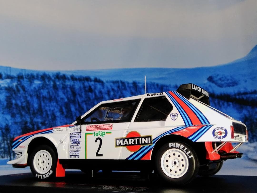 1/24 イクソ　ランチア デルタ S4　ラリー サンレモ 1985