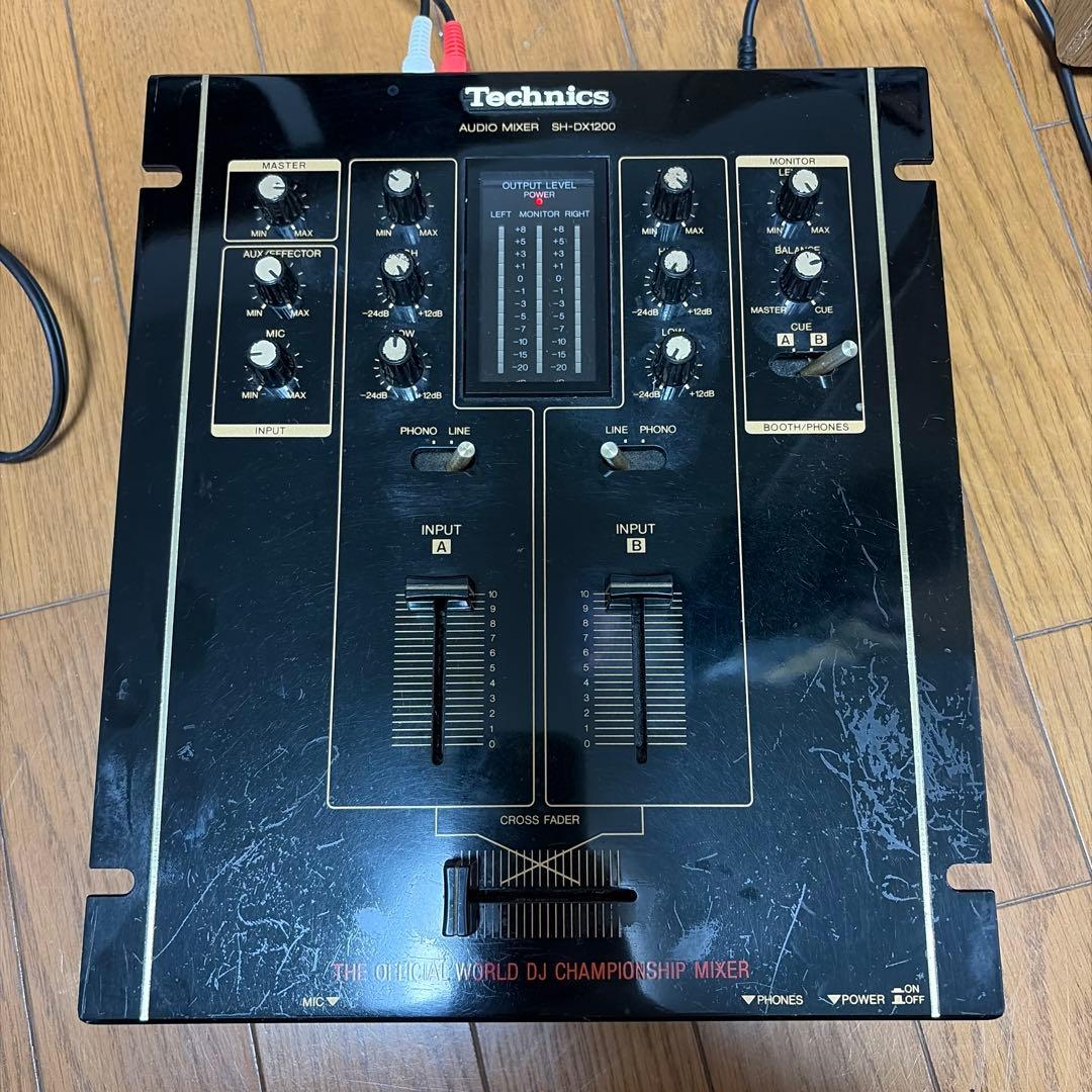 Technics SH-DX1200 DJミキサー 通電確認済み テクニクス