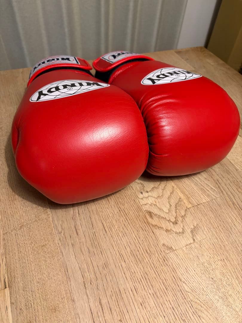 や*ょ様 WINDY ボクシンググローブ 赤