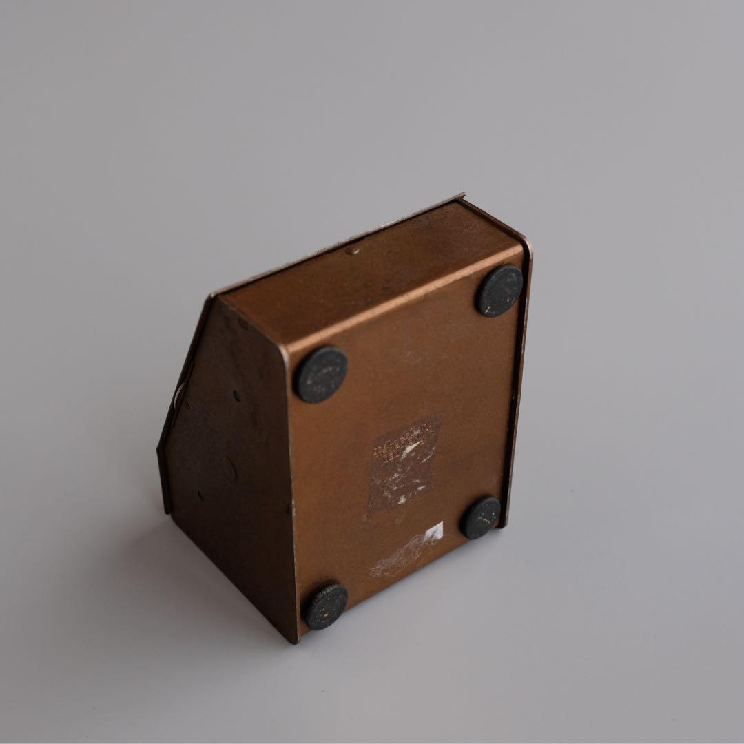 1920年代アメリカ製アンティーク、Bates社真鍮＋鉄製の卓上インデックス文具