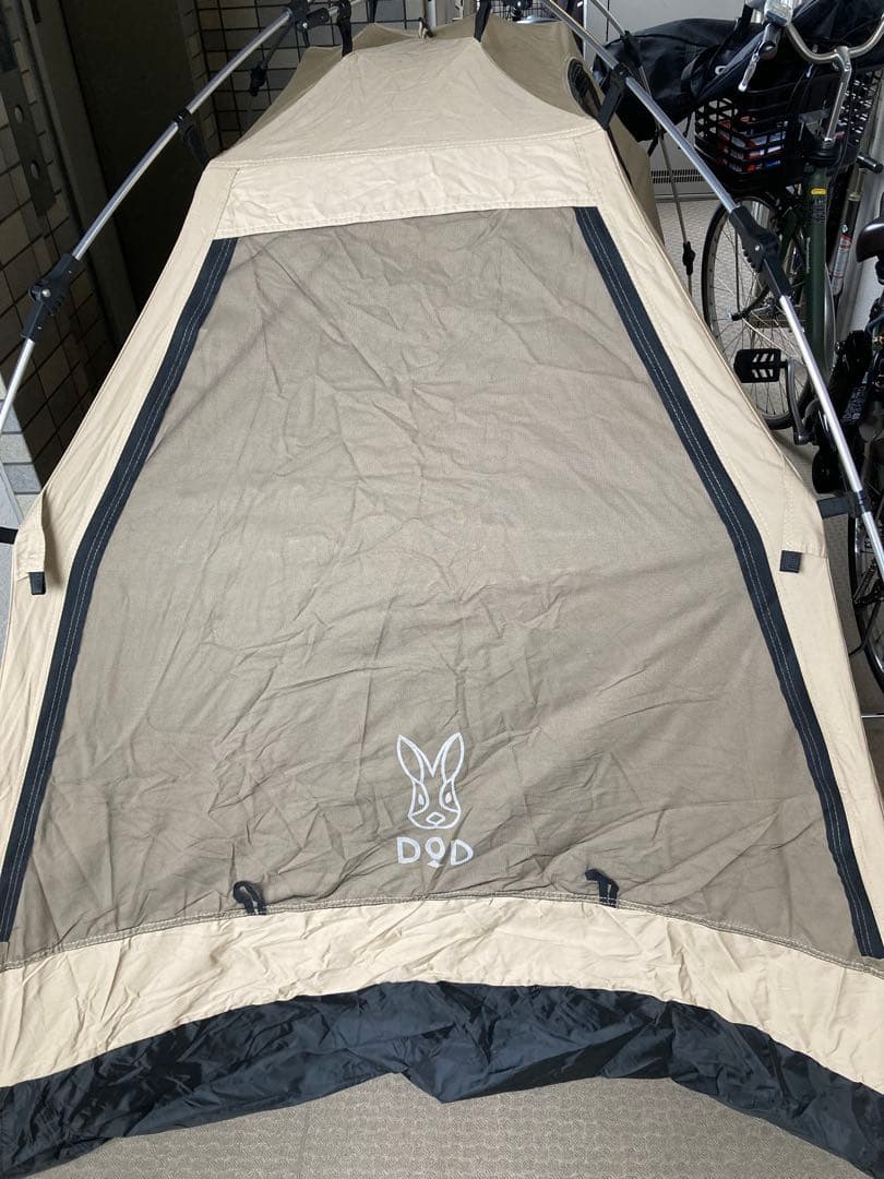 DOD カンガルーテントS ワンタッチ構造 グランドシート付き