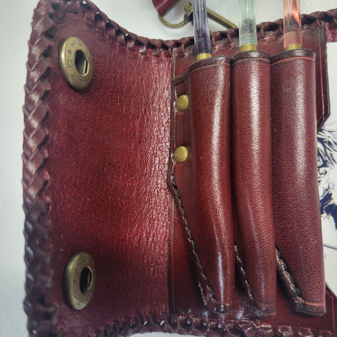 期間限定セール【OvercomeHorse 】栃木レザー製コンパクトダーツケース