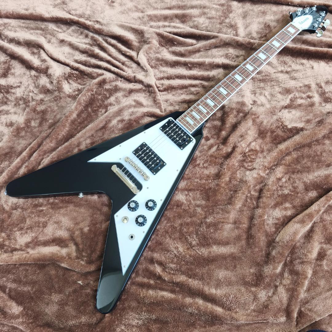 新品同様 EDWARDS E-FV-LTD フライング V flying ギター