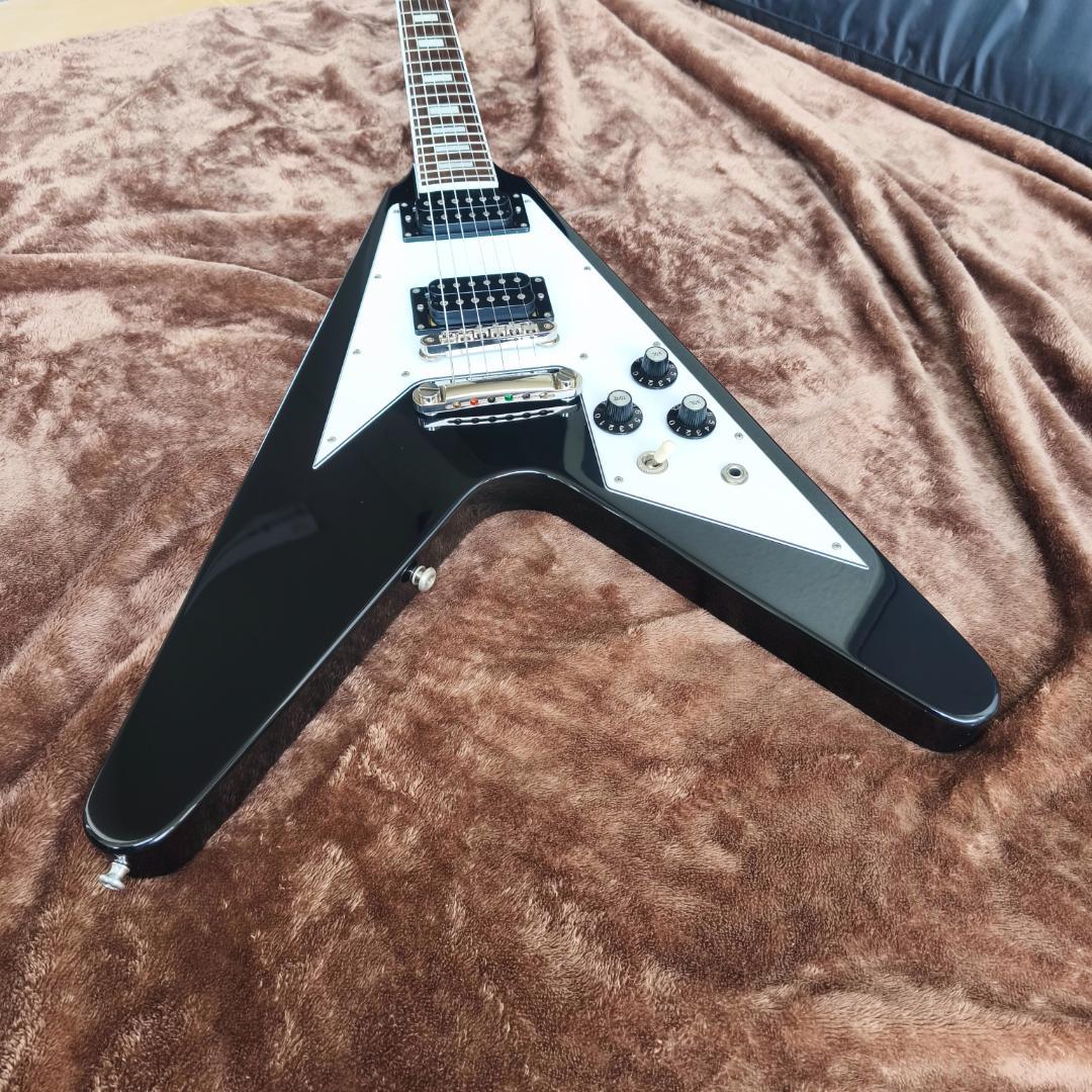 新品同様 EDWARDS E-FV-LTD フライング V flying ギター