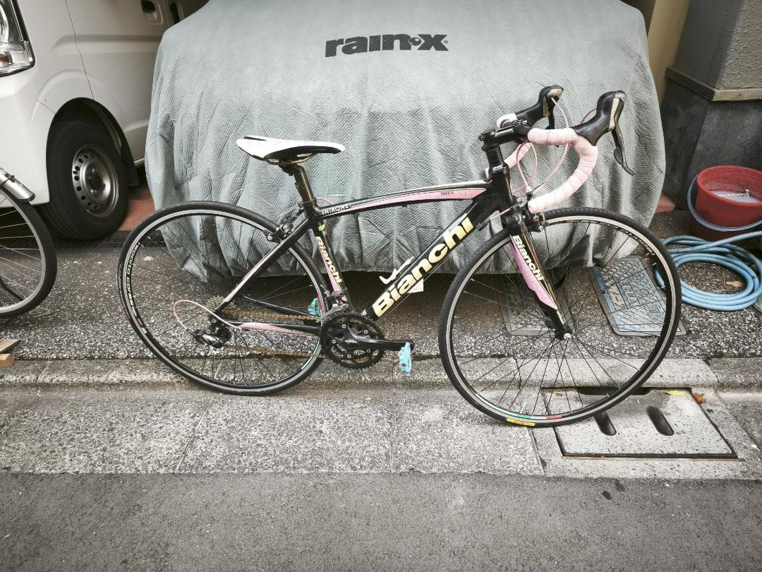 Bianchi ロードバイク ブラック/ピンク 700C