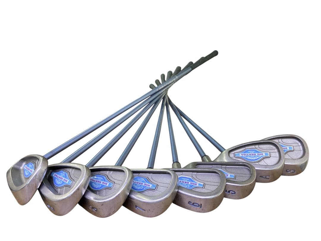 レディースCallaway ビッグバーサ アイアン8本セット スチールシャフト