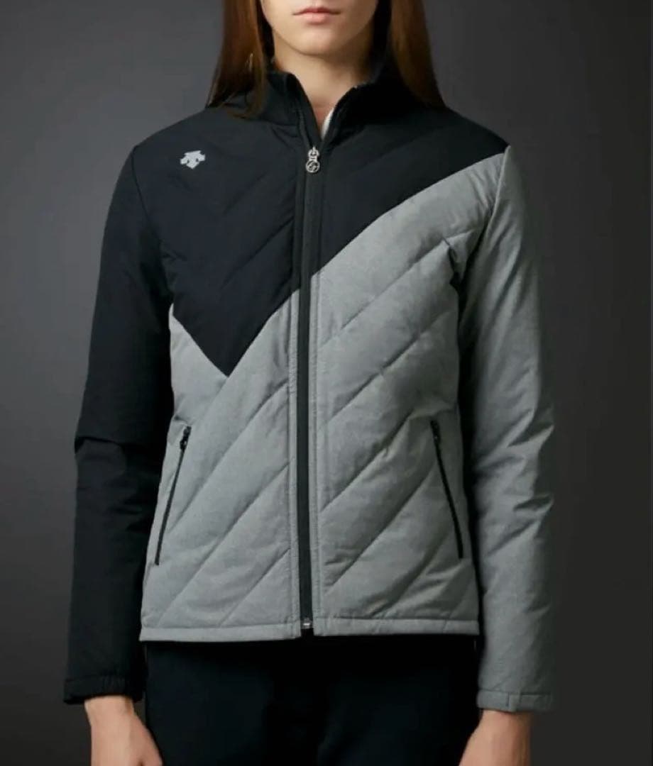 デサント　DESCENTE ゴルフ　中綿　ダウン90% ジャケット　M グレー黒