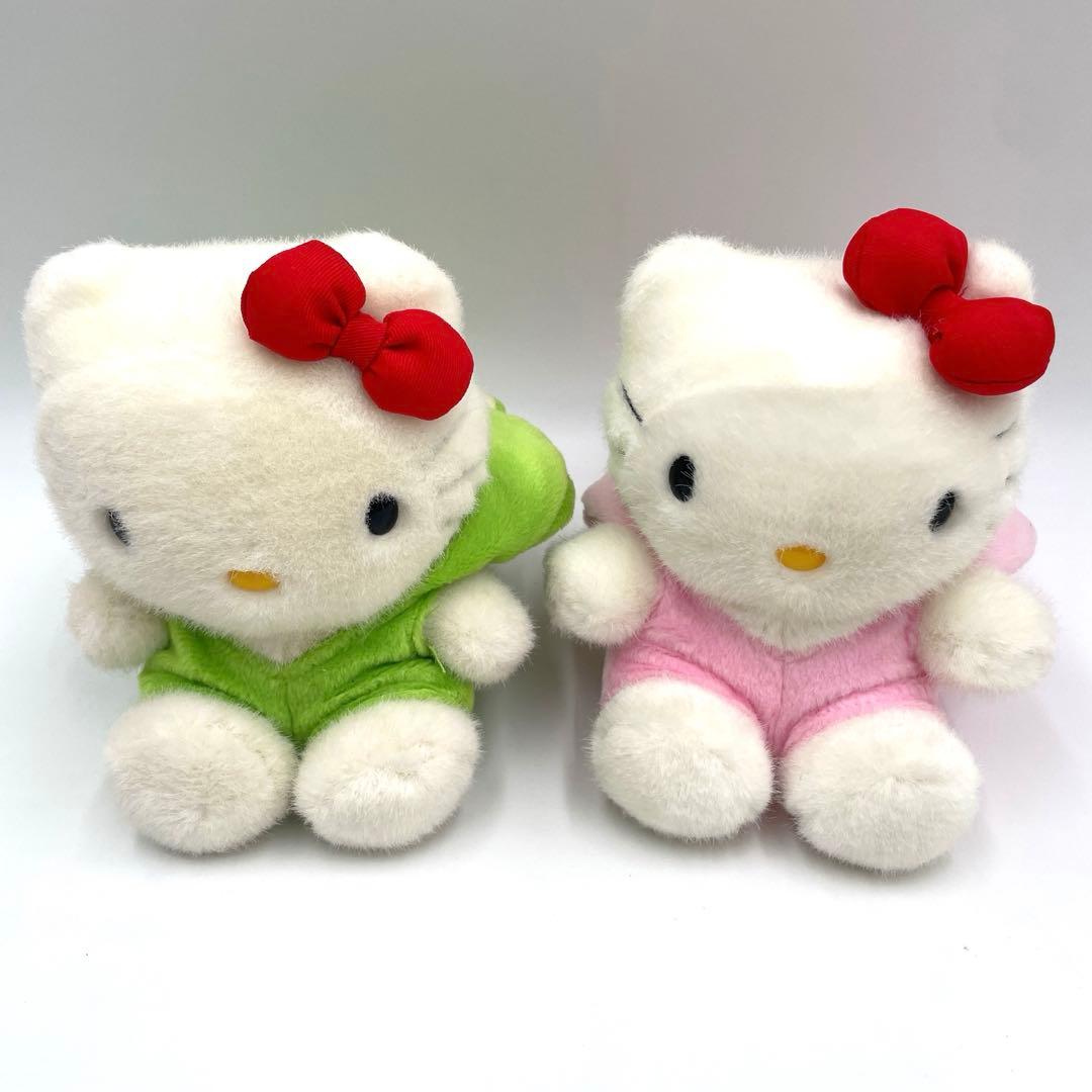 希少　レア　当時物　ハローキティ ぬいぐるみ 9体セット　レトロ　まとめ売り