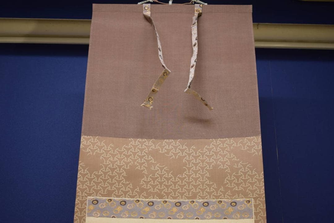 真作/島田武朋/河童画賛/桐共箱付/布袋屋掛軸HI-734