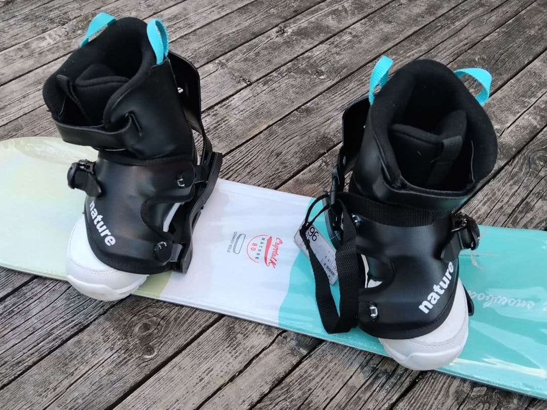子供用スノーボード3点セット nature 80 ビン BOAブーツ 19～20
