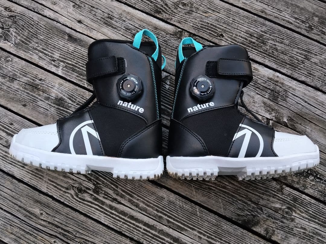 子供用スノーボード3点セット nature 80 ビン BOAブーツ 19～20
