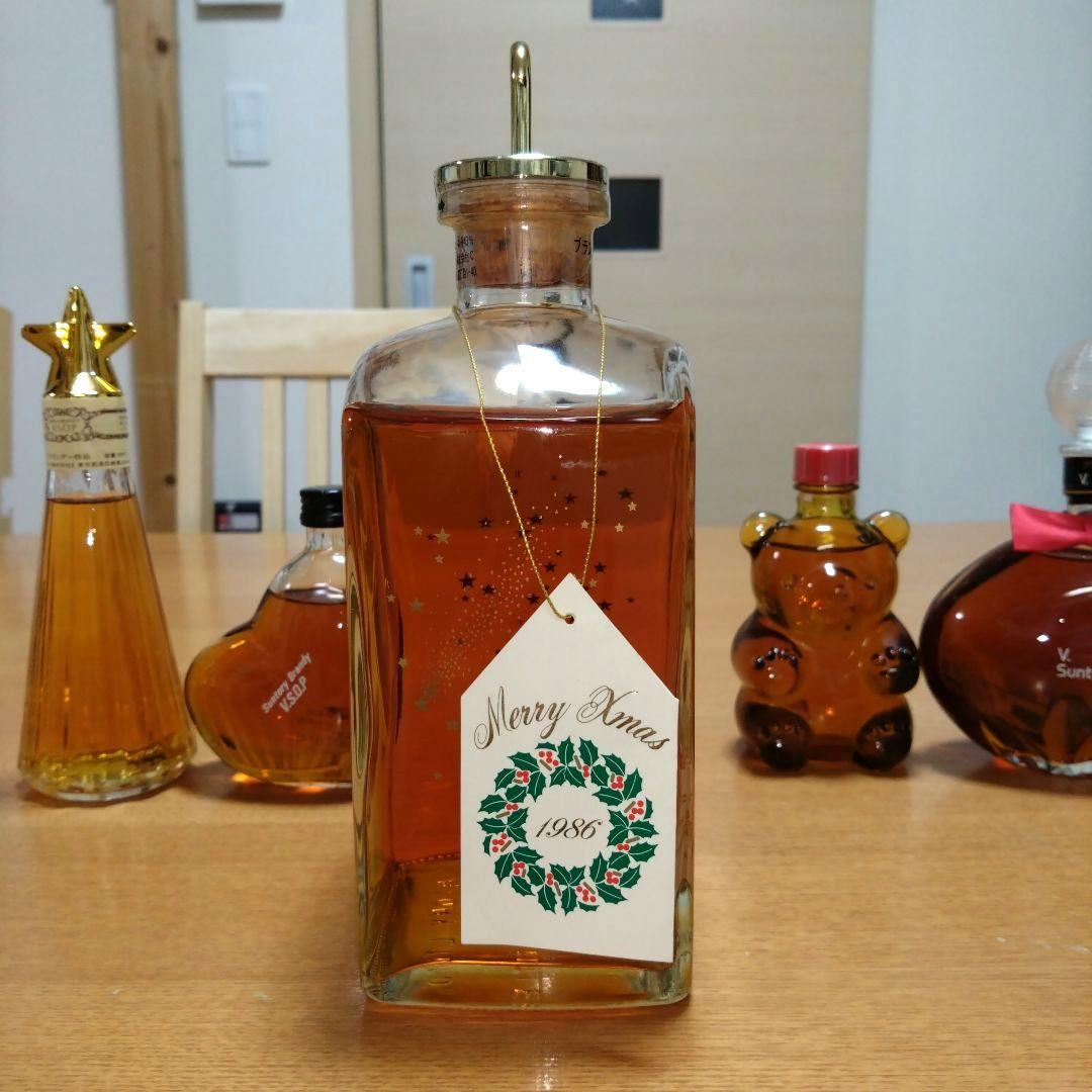 ◆ブランデー◆ニッカ☆ねがい星◆サントリー☆ハート☆クリスマス☆熊☆デキャンタ