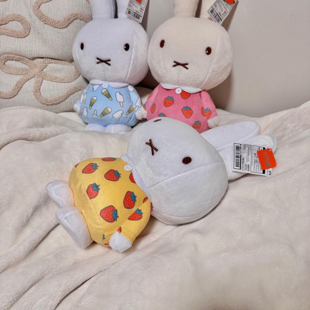 ミッフィー特大ぬいぐるみ3体セット