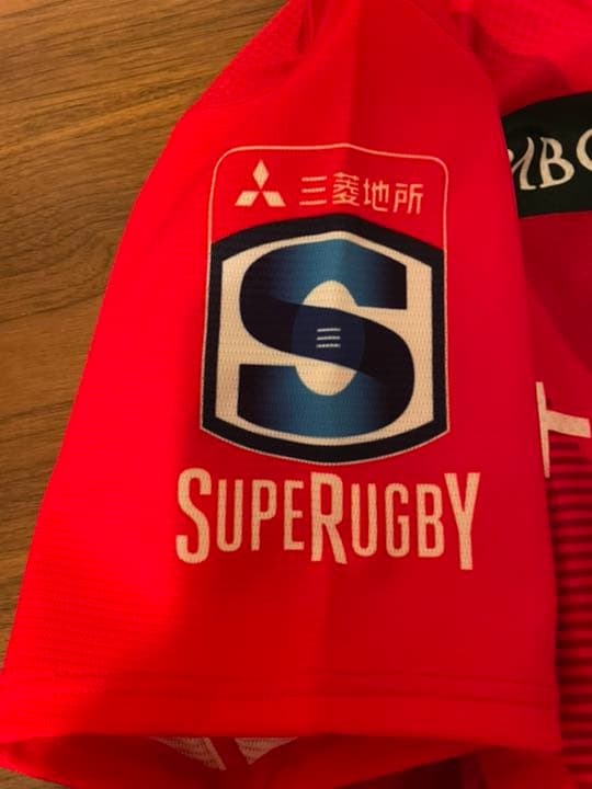 ラグビー　サンウルブズ No.8 実使用　ユニフォーム　直筆サイン入り