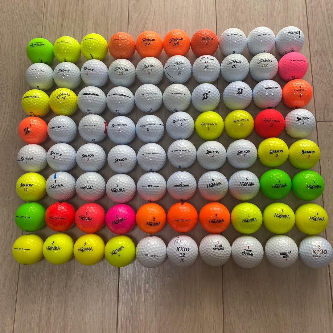 ゴルフ各種メーカー ロストボール 80球