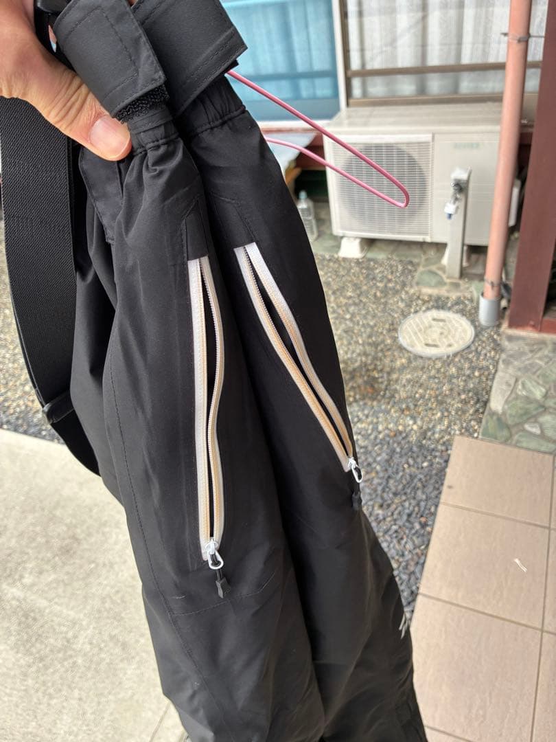 ゴアテックスgoretexフィッシングスーツ ブラック L