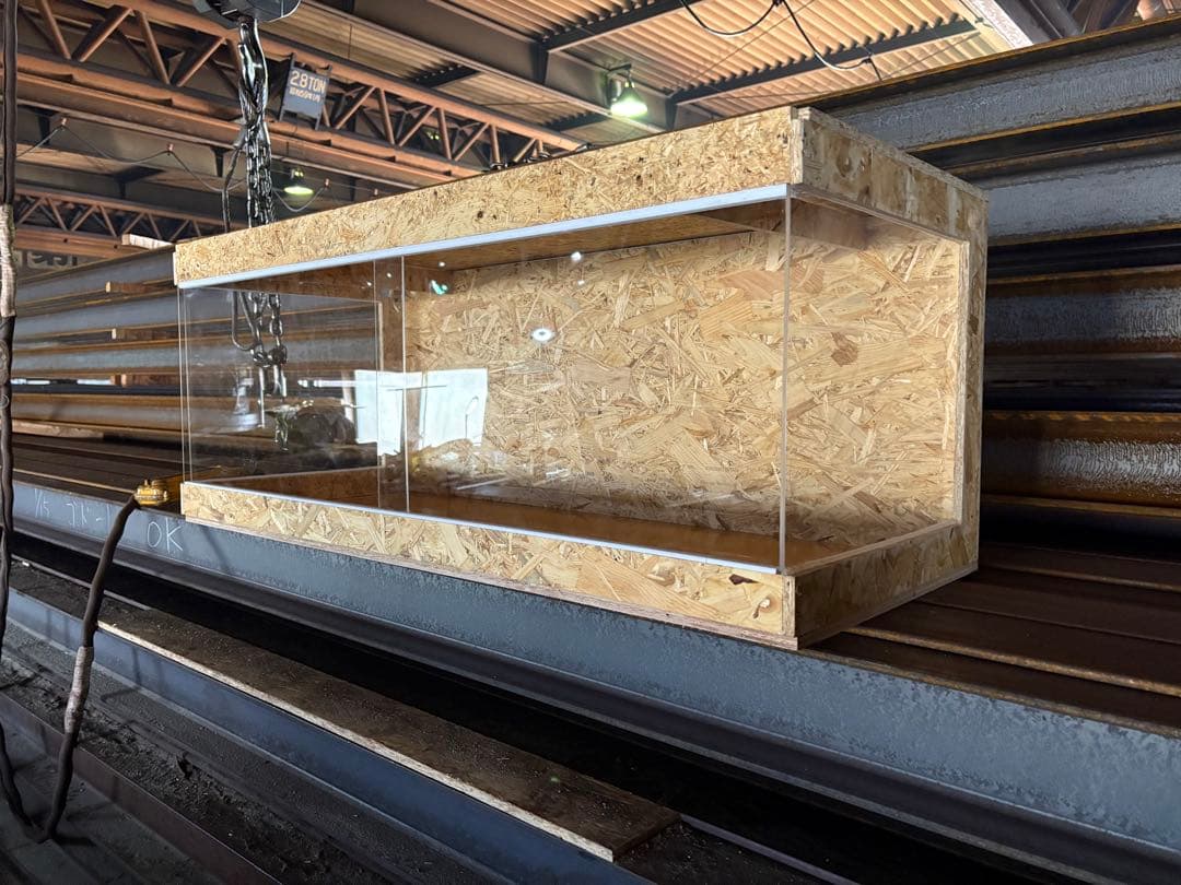 tomomooooon 　1204040サイドアクリル　天板金金網片側アク