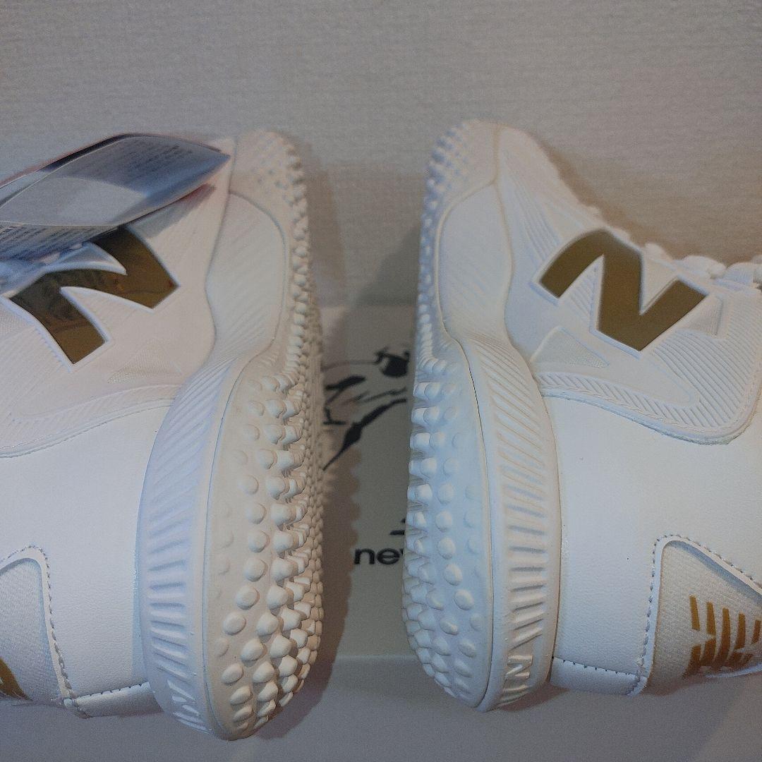 ニューバランス　トレーニングシューズ 24.5cm　ホワイト×ゴールド　大谷翔平