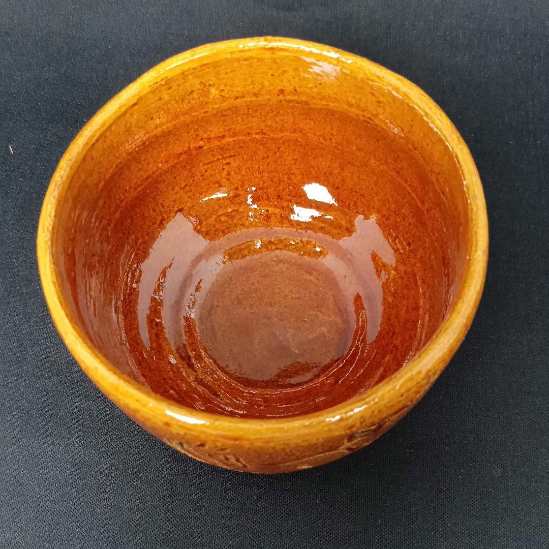 大野桂山 干支 馬 飴楽茶碗 茶碗