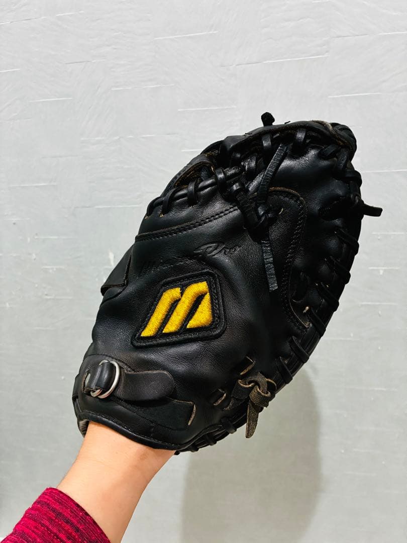 超希少 ミズノプロ 硬式用 キャッチャーミット 最高級 ビッグMラベル 極美品