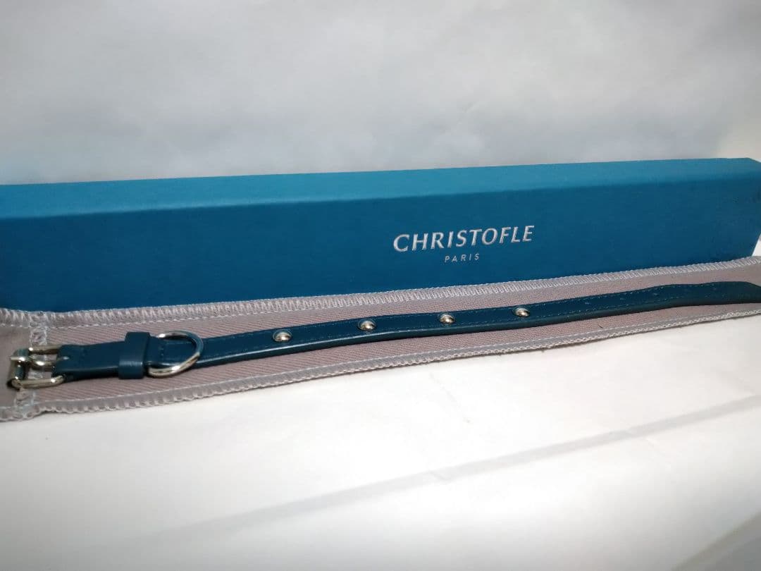 (新品未使用)クリストフル 首輪 プレゼント◎