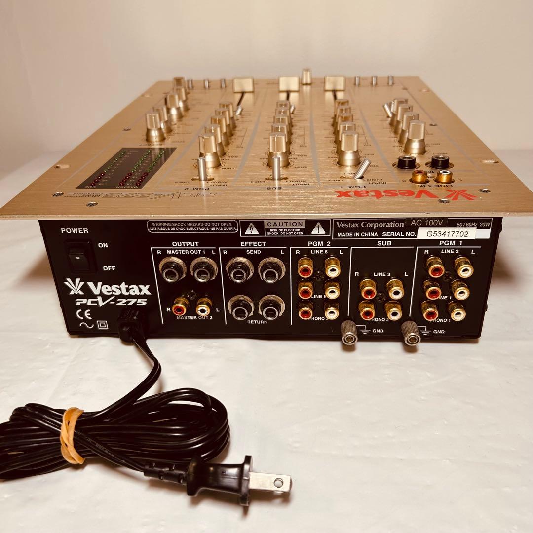 Vestax ベスタックス PCV-275 DJミキサー