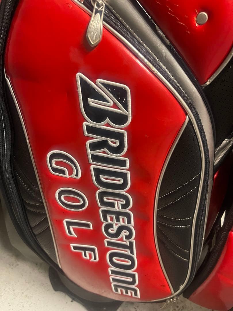 BRIDGESTONE ゴルフバッグ 赤黒