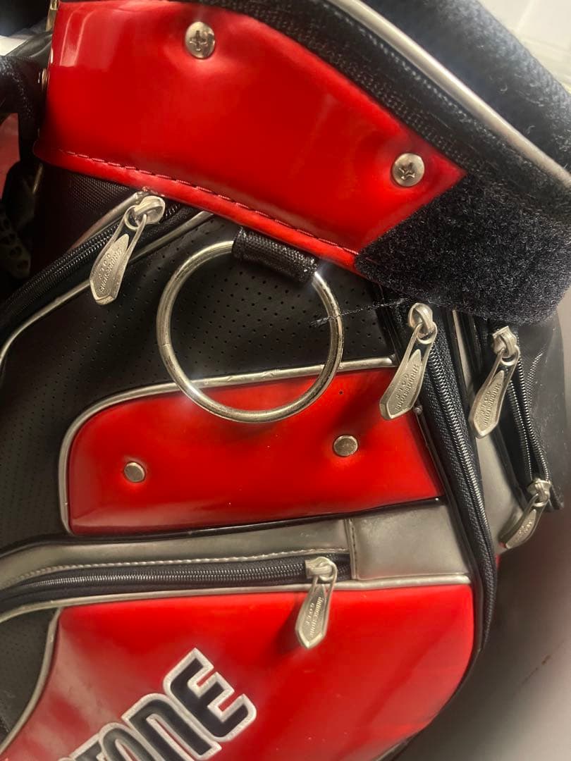 BRIDGESTONE ゴルフバッグ 赤黒