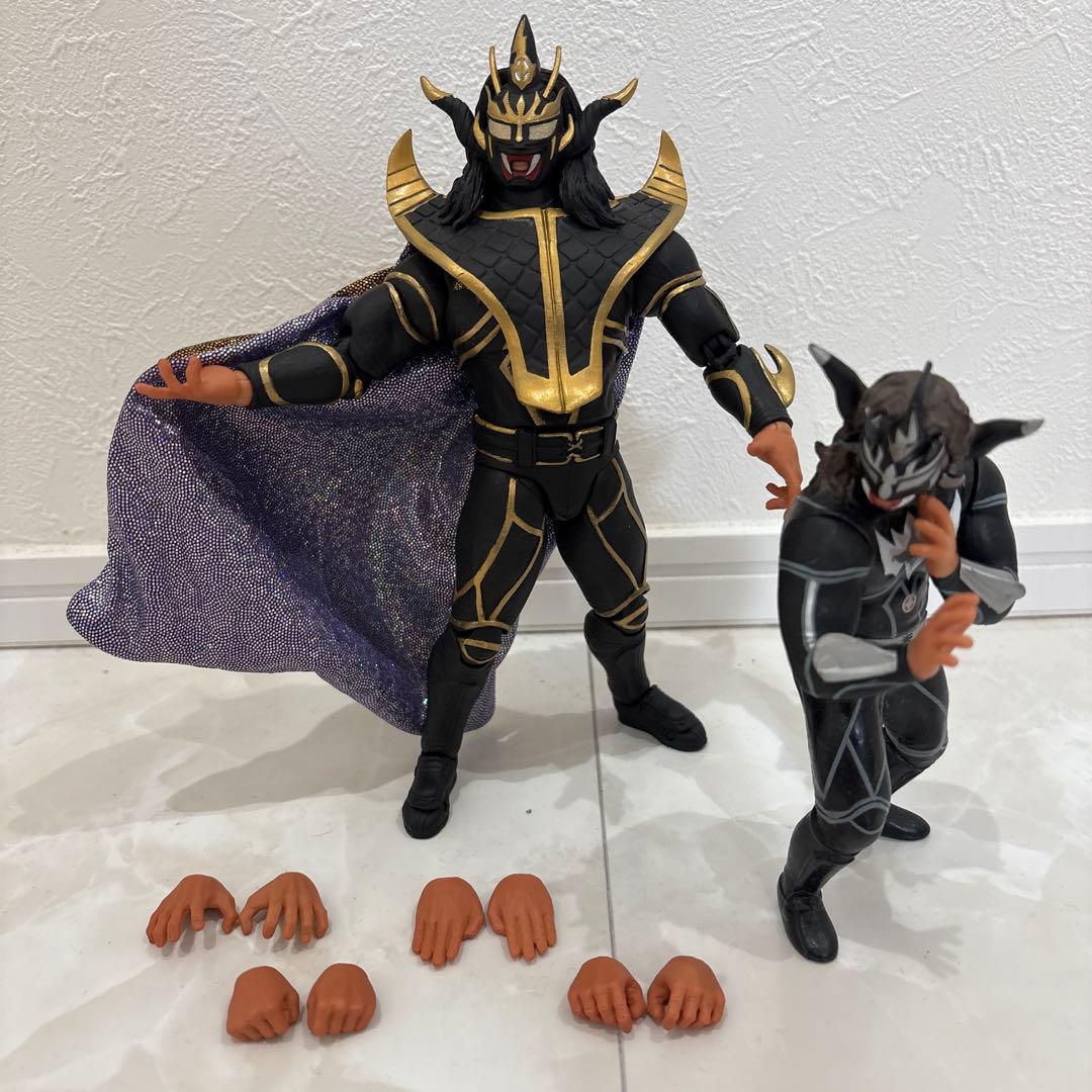 プロレスフィギュア　獣神サンダーライガー　黒2体