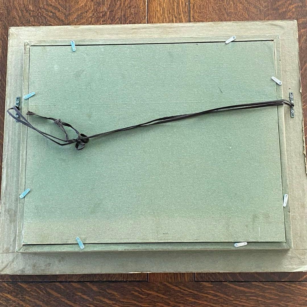 高野三三男 油絵 原画 額あり 画集付 「泰山木 マグノリア 」