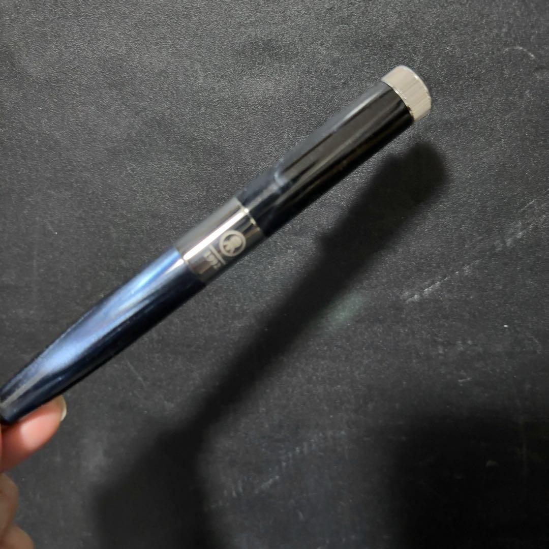 新品未使用 ROMEO No.3 五大陸 別注ボールペン ネイビーブルー ロメオ