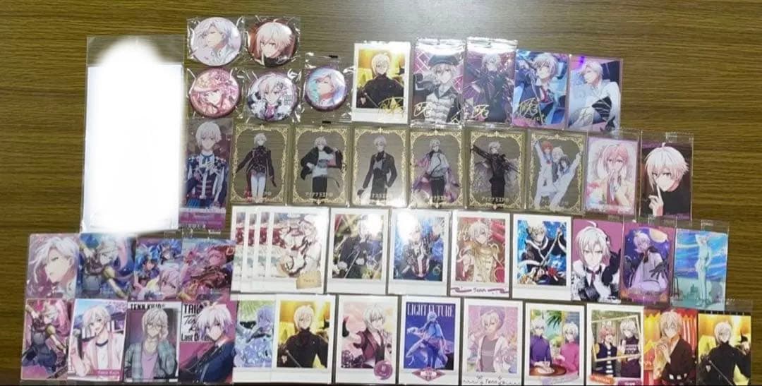 アイナナ TRIGGER 九条天 カード 缶バッジ expo クリア ウエハース