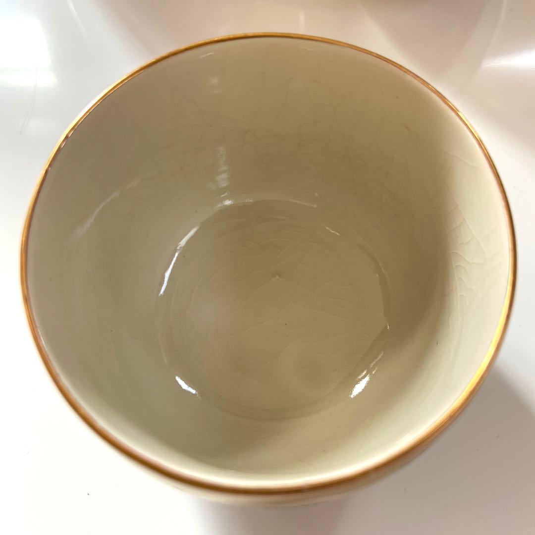 蔵出し！時代物・レトロ・アンティーク【　九谷焼・九谷光崖　急須、お茶碗5客　】